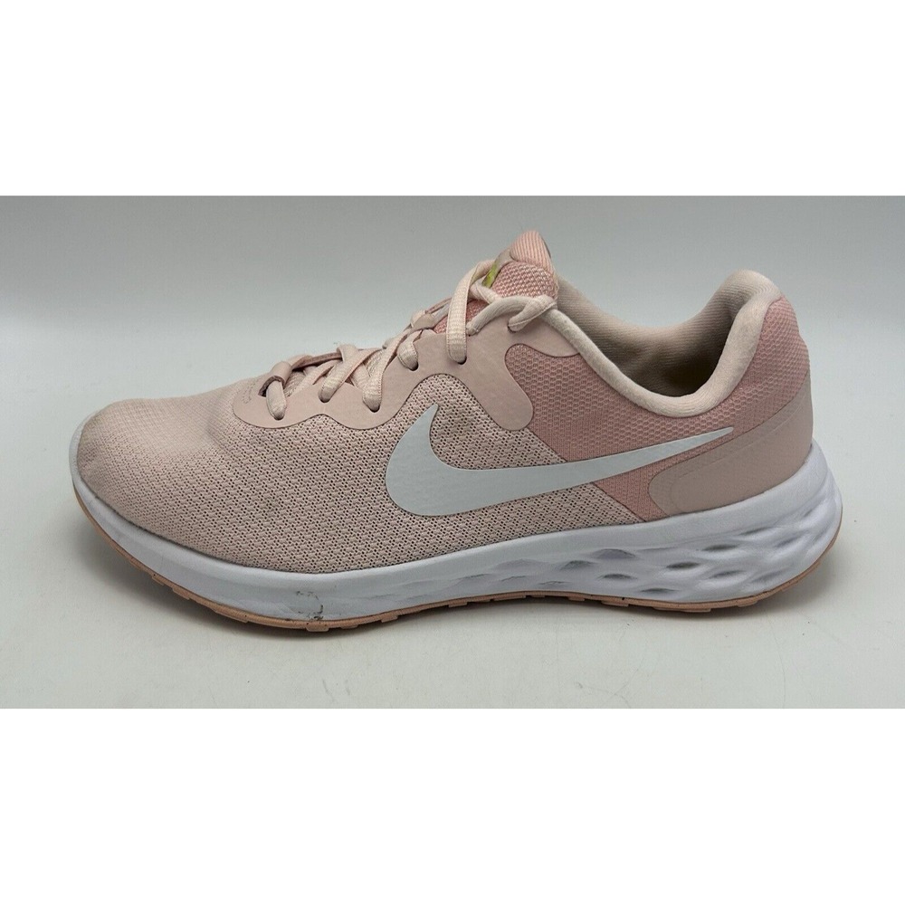 Nike Sneakers Womens 9 W Revolution 6 Running Shoes Pink DC9001-600 Casual